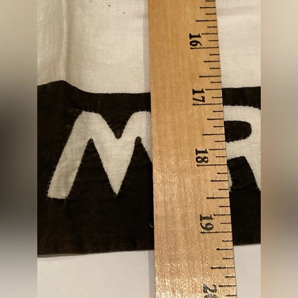 Vintage Homemade Marriage Hand Towels Mr Mrs Matching Towel Set Bridal Gift